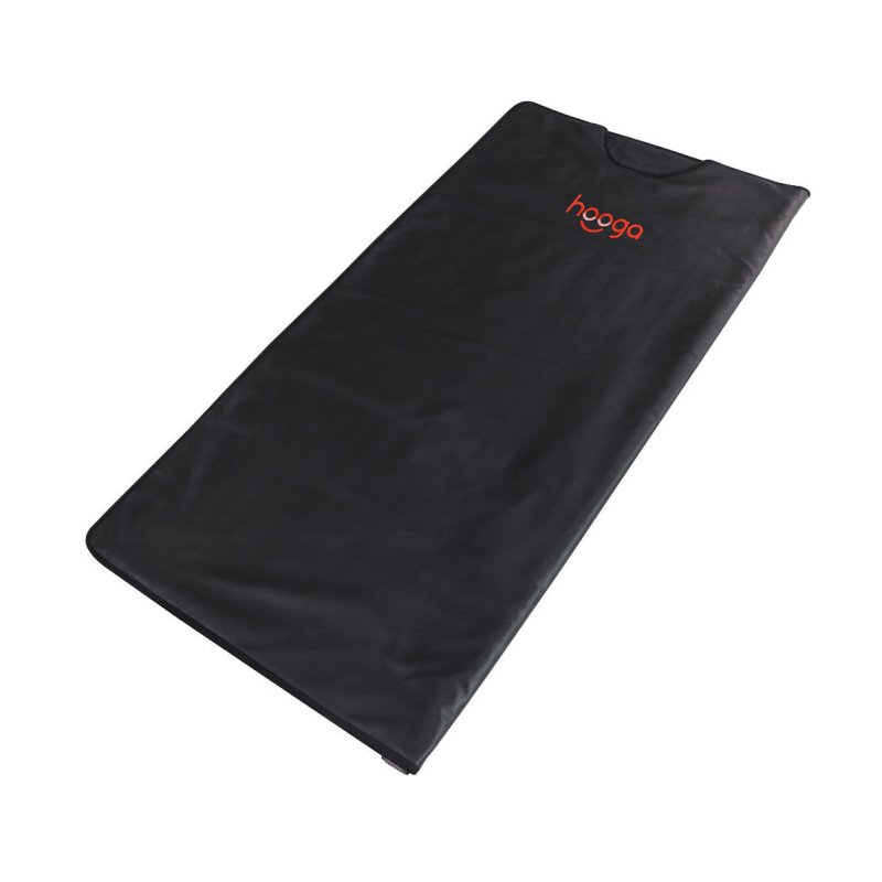 Infrared Sauna Blanket - black and unfolded