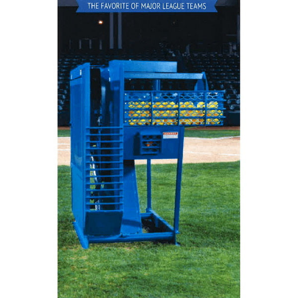 Iron Mike MP-4 Pitching Machine - on the field