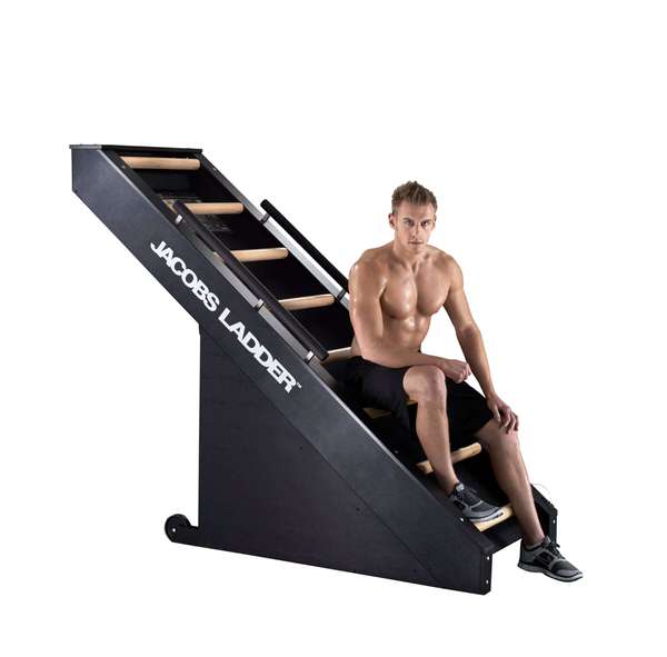 Jacobs Ladder Original Machine - A man sitting on ladder