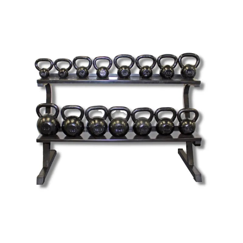 Kettlebell Rack - with different sizes of kettleball 
