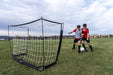 Kwik Goal KWIK FLEX™ Lite Soccer Goal - kids kicking a ball towards the net