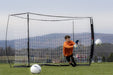 Kwik Goal KWIK FLEX™ Lite Soccer Goal - with person playing beside it