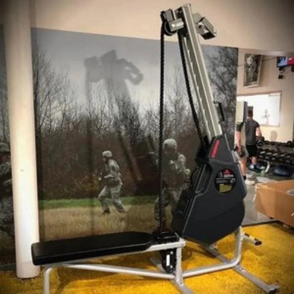 Marpo VMX Rope Trainer Multi-Mode - in a gym with a soldier painting