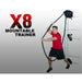 Marpo X8 Mountable Rope Trainer - Man pulling rope from behind while smiling