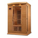 Maxxus 2-Person Low EMF FAR Infrared Sauna - glass door