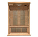 Maxxus 2-Person Near Zero EMF FAR Infrared Sauna - inside view with bench