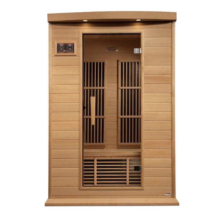 Maxxus 2-Person Near Zero EMF FAR Infrared Sauna - double panelled walls