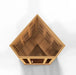 Maxxus 3-Person Corner Low EMF FAR Infrared Sauna - wooden floor and walls