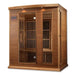 Maxxus 3-Person Low EMF FAR Infrared Sauna - glass door with handle