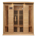 Maxxus 4-Person Near Zero EMF FAR Infrared Sauna - double paneled wooden walls