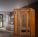 Maxxus Aspen 2-Person Low EMF FAR Infrared Sauna - indoor in the living room area