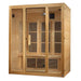 Maxxus Bellevue 3-Person Low EMF FAR Infrared Sauna - paneled walls