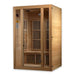 Maxxus Seattle 2-Person Low EMF FAR Infrared Sauna - glass door with wooden handle