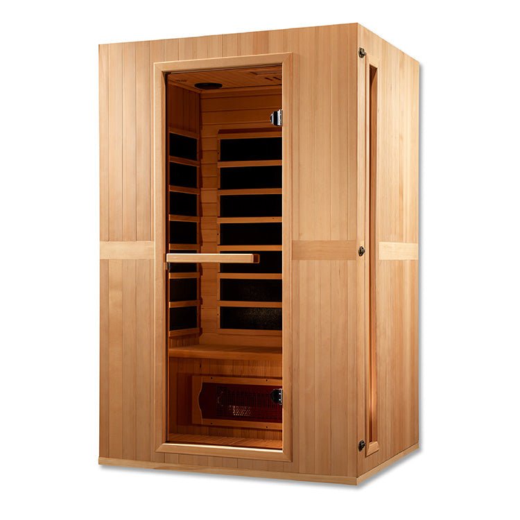 Maxxus Serenity 2-Person Low EMF FAR Infrared Sauna - glass door