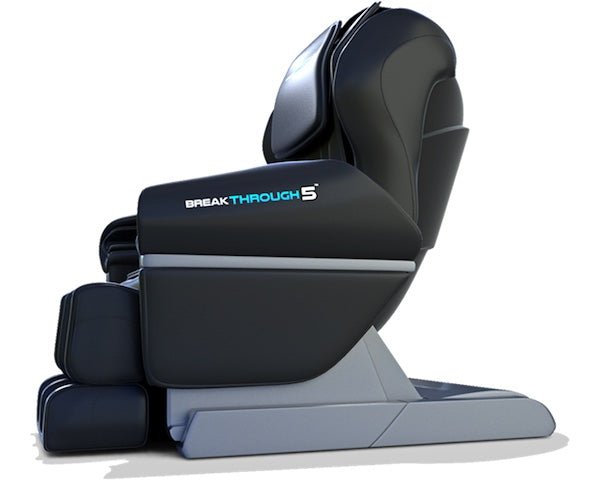 Medical Breakthrough 5 - a black and grey reclining chair side view