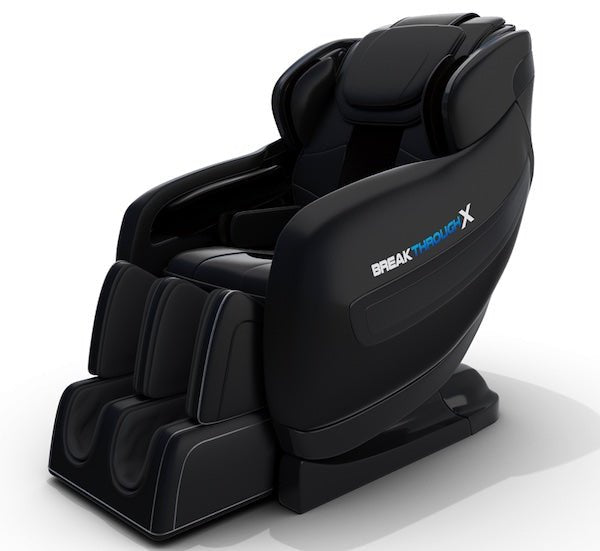 Medical Breakthrough X - Front side view of black massage chair