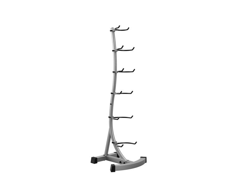 Medicine Ball Rack - black vertical metal bar