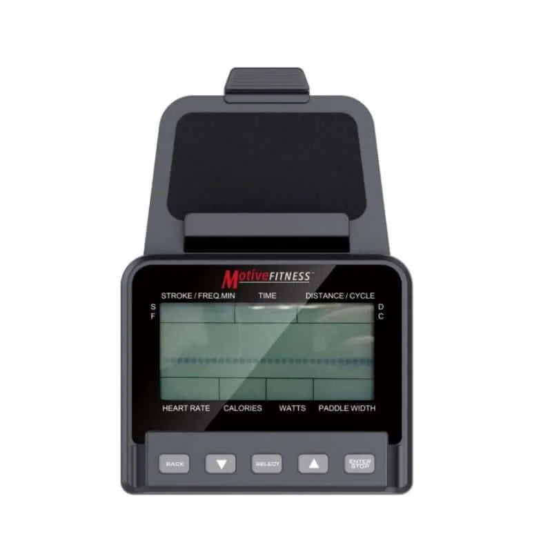 Motive Fitness ST910 Ski Trainer - display monitor