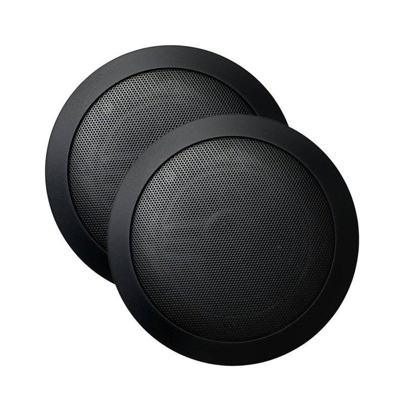 Mr. Steam 6.5 in. W. MusicTherapy Speaker Round - two of them in black color