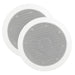 Mr. Steam 6.5 in. W. MusicTherapy Speaker Round - two of them in white