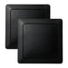 Mr. Steam 7 in. W. MusicTherapy Speaker Square - two of them in black