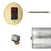 Mr. Steam Basic Butler Linear Steam Shower Control Package with iTempo Control and Linear SteamHead Round - different metal parts