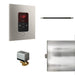 Mr. Steam Basic Butler Linear Steam Shower Control Package with iTempo Control and Linear SteamHead Square - brushed nickel finish