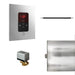 Mr. Steam Basic Butler Linear Steam Shower Control Package with iTempo Control and Linear SteamHead Square - chrome finish