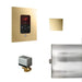 Mr. Steam Basic Butler Steam Shower Control Package with iTempo Control and Aroma Designer SteamHead Square - Finish: Polished Brass