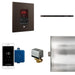 Mr. Steam Butler Linear Steam Shower Control Package with iTempoPlus Control and Linear SteamHead Square - Finish: Brushed Bronze, Glass Black, Brushed Nickel, Matte Black, Oil Rubbed Bronze, Polished Brass, Polished Chrome, Polished Nickel, Custom Plated