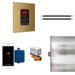 Mr. Steam Butler Max Linear Steam Shower Control Package with iTempoPlus Control and Linear SteamHead Square - Finish: Brushed Bronze, Glass Black, Brushed Nickel, Matte Black, Oil Rubbed Bronze, Polished Brass, Polished Chrome, Polished Nickel, Custom Pl