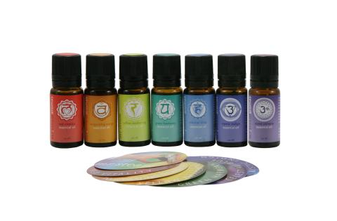 Mr. Steam Chakra Aroma Oil 7 Pack 10 mL Bottle