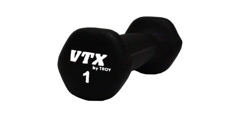 Neoprene Dumbbells  - with white text 