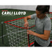 Powernet Soccer Goal 6ft x 4ft Portable Bow Style Net S022 - Carli Lloyd setting up the net 