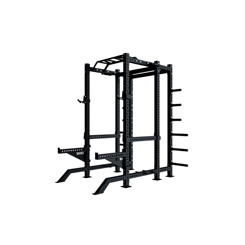 Power Rack - Side 3D image of black rack