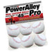 PowerAlley Pro Leather Pitching Machine Baseballs - 6 Pack