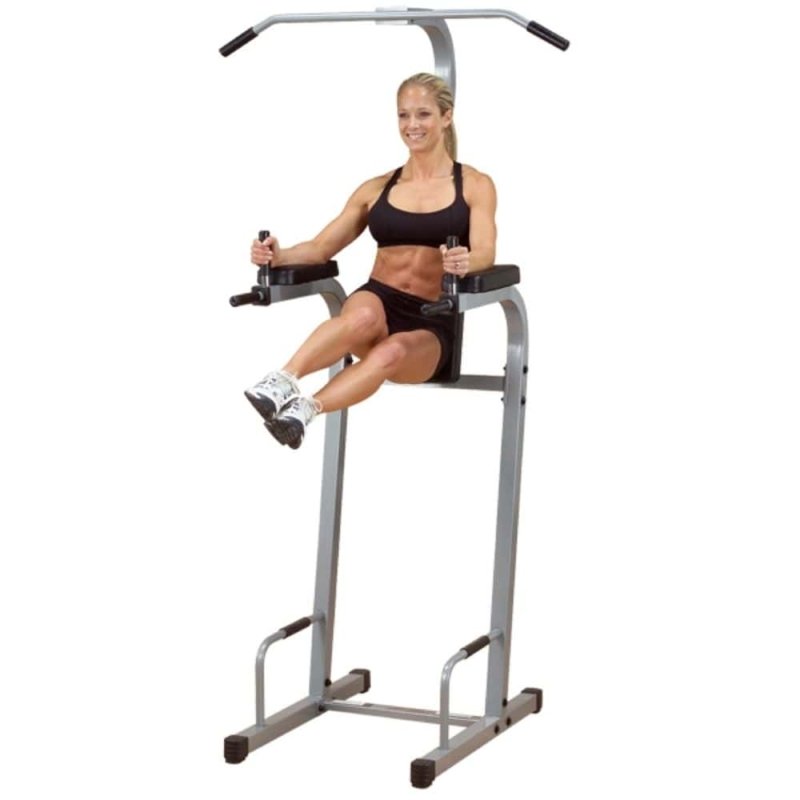 Powerline Vertical Knee Raise Chin Dip - woman using it 