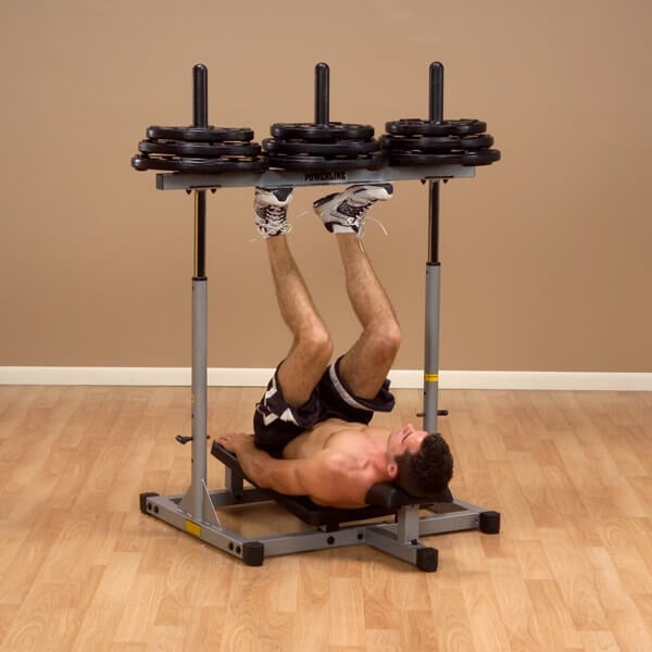 Powerline Vertical Leg Press PVLP156X - man using it 