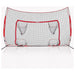 Powernet 16x10 Ft Soccer Goal Combo Barrier 1214 in white background