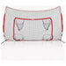 Powernet 16x10 Ft Soccer Goal Combo Barrier 1214 in white background