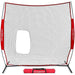 Powernet 7x7 FT Pitch-Thru Protection Screen for Softball 49 SQFT Barrier 1090 in white background