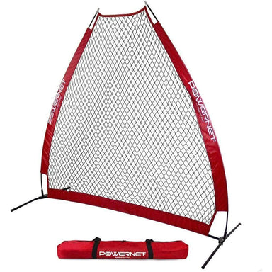 Powernet A-Frame Baseball Pitching Screen Net 1002 in white background