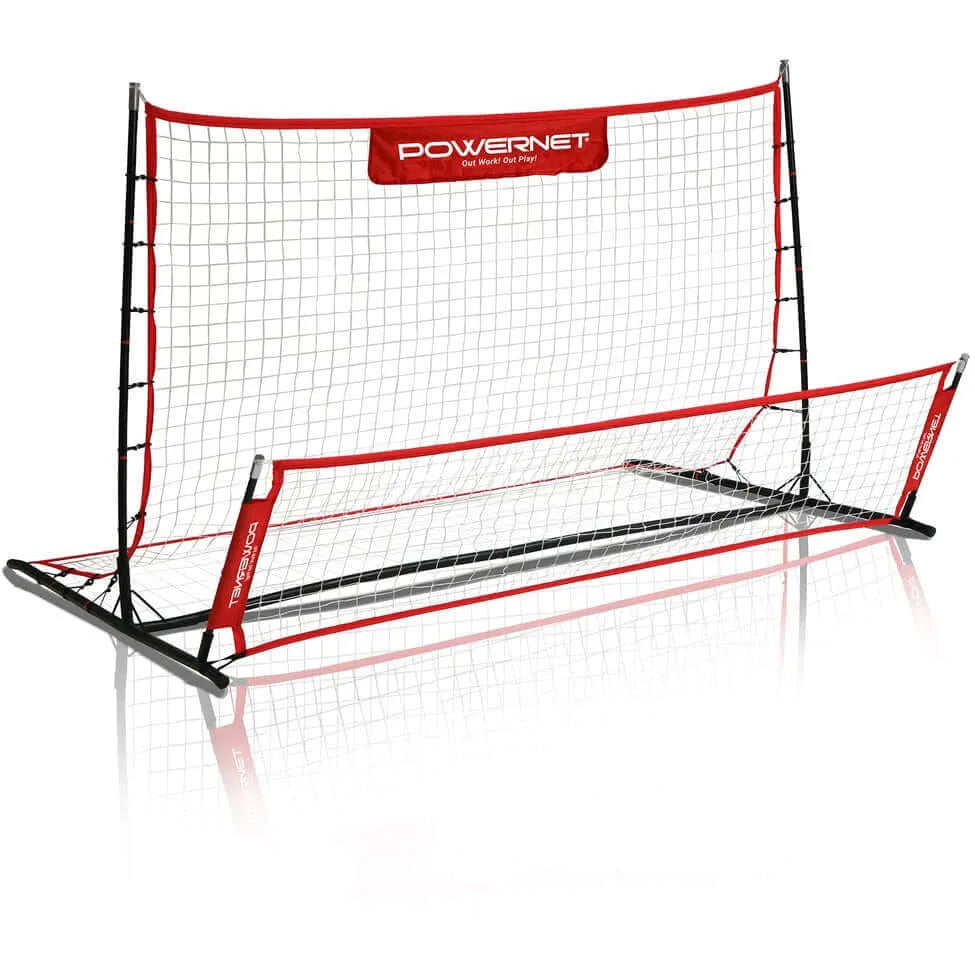 Powernet Fast Pass Rebounder Soccer Trainer 6x4 FT 1126 in white background