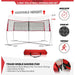 Powernet Volleyball Four Square Net product features