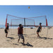 Powernet Volleyball Four Square Net in a beach being used by people playing volleyball