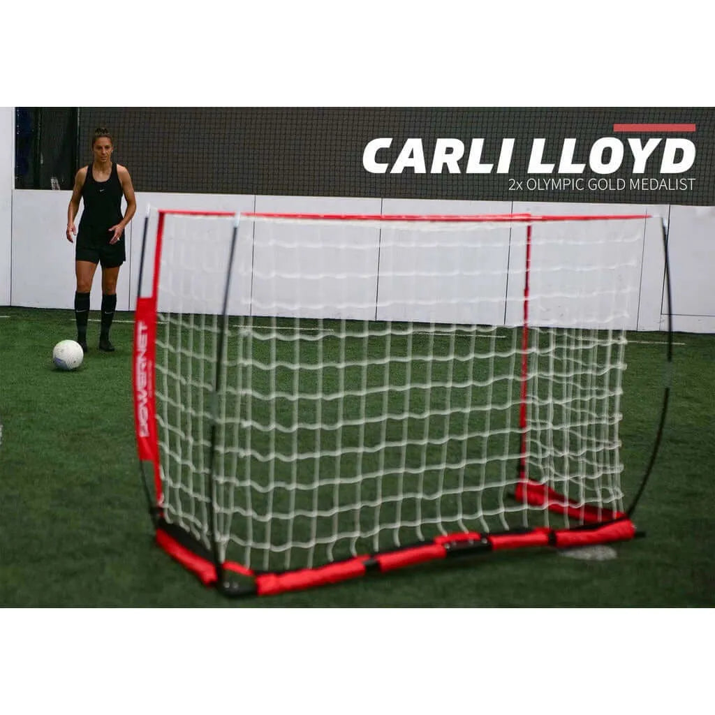 Powernet Soccer Goal 6ft x 4ft Portable Bow Style Net S022 - Carli Lloys playing soccer