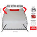 Powernet Training Net 6' x 4' Fast Pass Rebounder Trainer Soccer Bundle - Dual action return