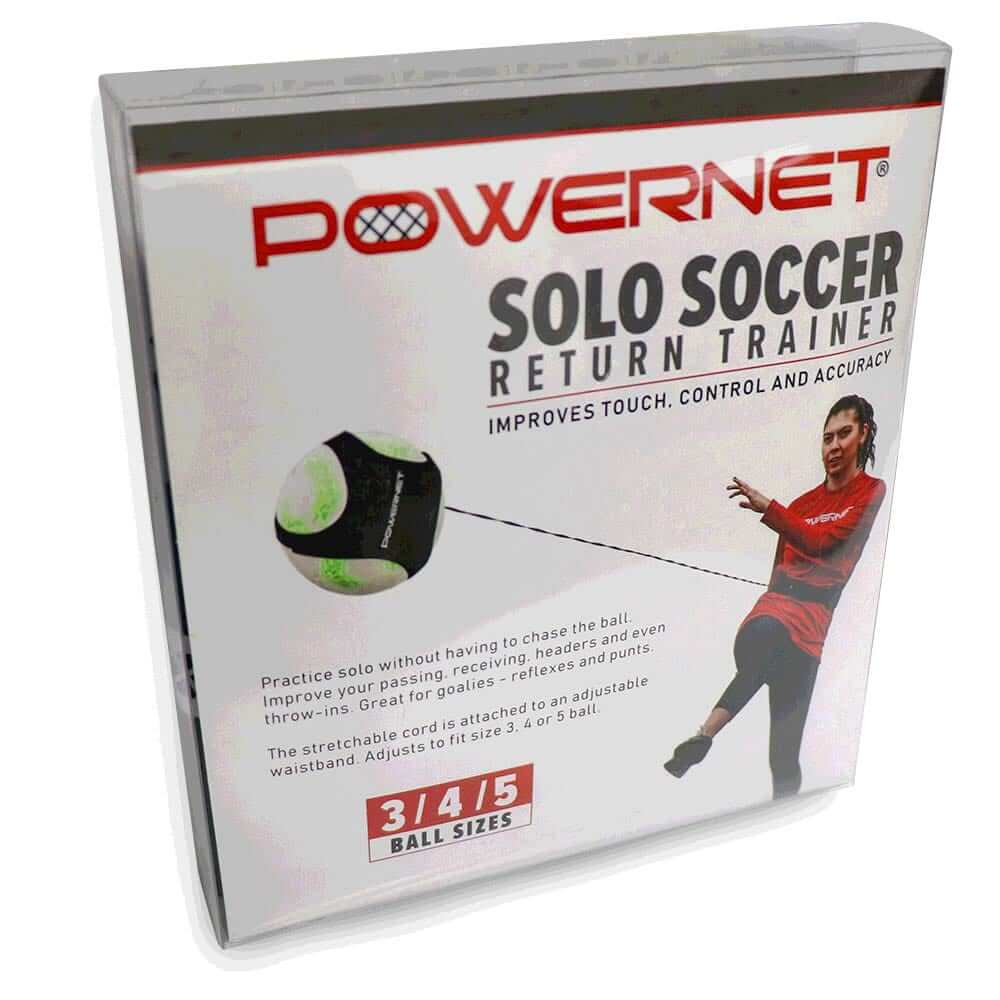 Powernet Training Net 6' x 4' Fast Pass Rebounder Trainer Soccer Bundle - Balls