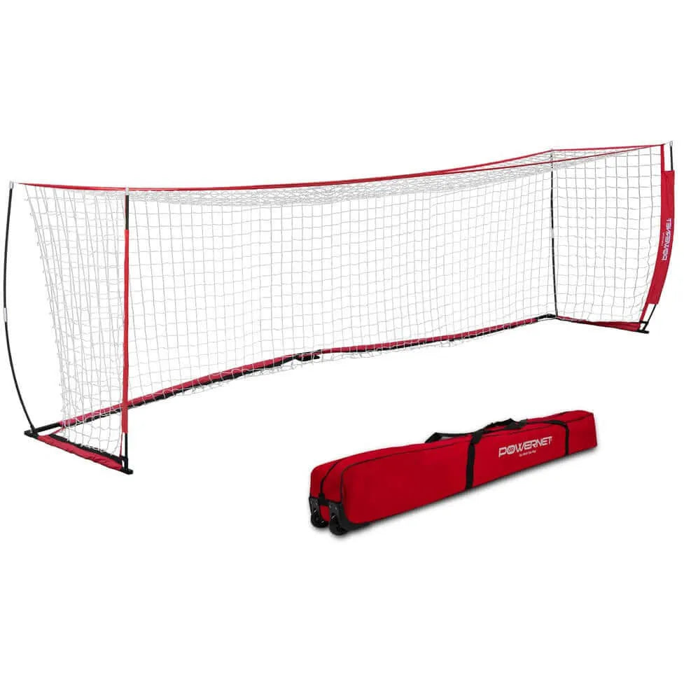 Powernet Soccer Goal 18.5' x 6.5' Portable Bow Style Net S023
