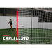 Powernet Soccer Goal 18.5' x 6.5' Portable Bow Style Net S023 - woman kicking a ball to the net 